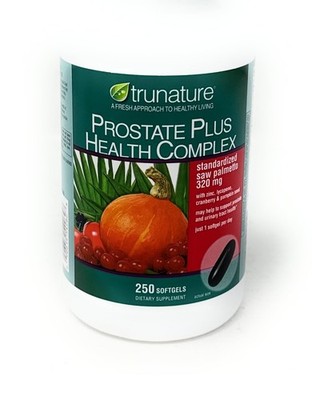 TruNature Prostate Plus Health Complex - Saw Palmetto 250 Count (Pack of 1)