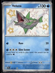 Veluza 125/091 Shiny Rare Paldean Fates