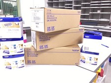 14 x BROTHER, DK-11240 Label Roll, Barcode, 600 Labels, 102 mm originals