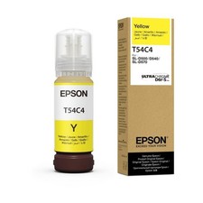 Image of Original Epson T54C4 Yellow Ink Bottle (C13T54C420)
