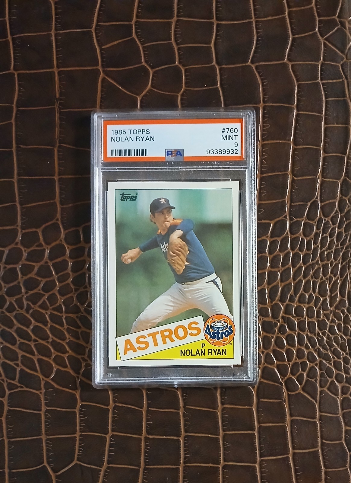 1985 Topps #760 Nolan RYAN🏆PSA 9🏆 view 5