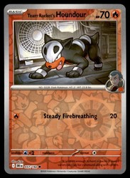 Team Rocket's Houndour 037/182 Destined Rivals Reverse Holo