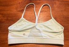 Lululemon Sports Active Bra Y Back Mint Green 8 Running
