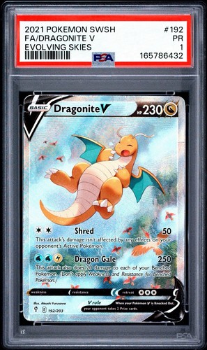 Dragonite V graded PSA 1 for sale on eBay