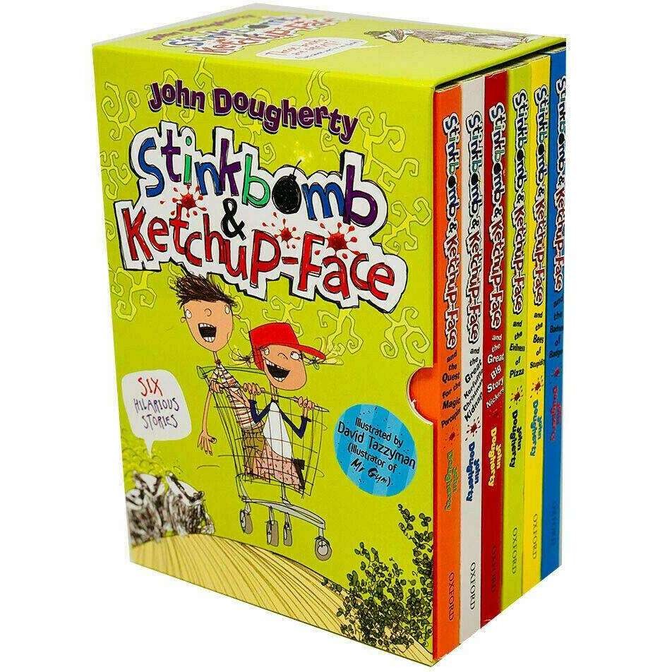 Stinkbomb & Ketchup-Face Series 5 Books Collection Box Set By John Dougherty - Image 10