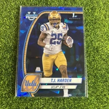 TJ Harden 1st Rookie 2024 Bowman University Chrome Sapphire #165 UCLA/SMU F46