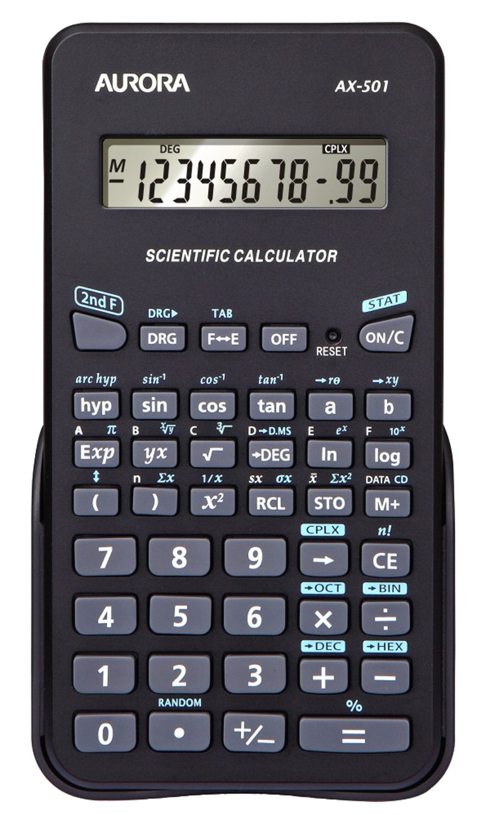 Aurora AX-501 Scientific Calculator - Black 1 Single
