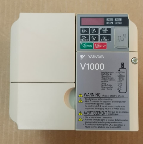 CIMR-VC4A0011BAA YASKAWA V1000 VFD 5.5KW/4KW 440V MADE IN JAPAN - Afbeelding 3 van 8