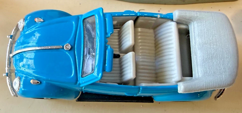 1/43 K-LINE KRUISERS 1967 VW Beetle Convertible BLUE 1:43 scale K-94210 C9.75 - Image 4 of 4