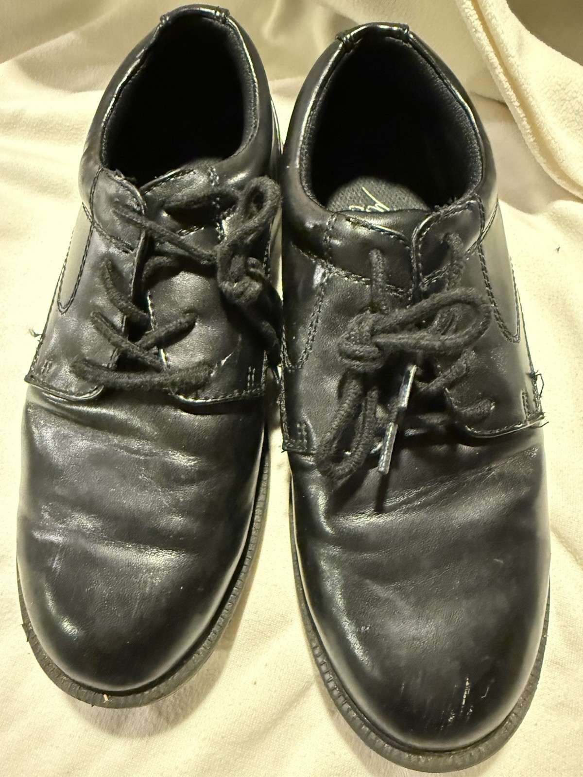 SAOLA Scarpe eleganti stringate nere classiche Michael James ragazzo taglia 4M indossate leggermente