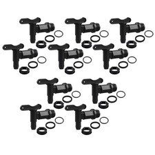 10 Set Drum Spigot  Pail Taps with Gasket Plastic Construction Materials5293