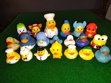Lot of 20 Mixed Rubber Duck Toys Jeep 2 New with Tags Dc Disney