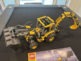LEGO Technic 8455 Back-Hoe Complete Set w/ Original Instruction Manuals 