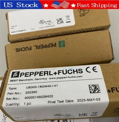 1PCS NEW For PEPPERL+FUCHS UB300-18GM40-I-V1 Ultrasonic Sensor US Sotck