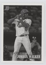 2021 Bowman Heritage Prospects Black & White Jordan Walker #153 1b3