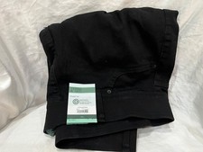 Women's Plus Size Terra & Sky Pull on Black Jeggings High Rise straight leg Upic