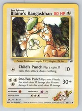 Blaine's Kangaskhan Uncommon Gym Heroes 36/132 LP on eBay