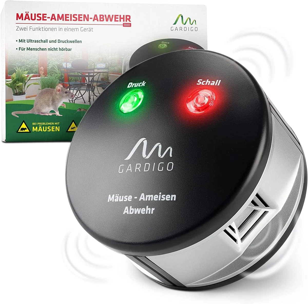 Mondoverde REP56 Dissuasore A Ultrasuoni Per Topi E Ratti, Copertura 200 Mq, Elettronico - 3