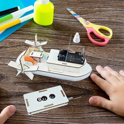 DIY Wissenschaft Experimentier Kits Lernen Spielzeug Boot Modell Zum Selbermachen Handwerk Holz Geschenk Spielzeug Zum Selbermachen