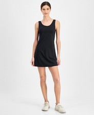 ID Ideology Womens Regular fit Sleeveless Athletic Dress XS Black Solid