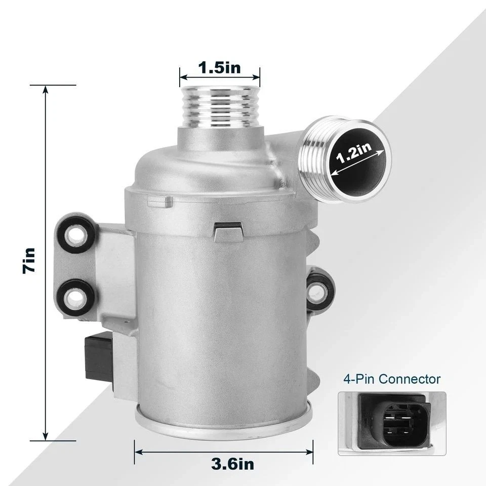 New Electric Water Pump For BMW 335i 535i 640i 740i X3 X4 X5 X6 11518635090 Foto 4 de 4