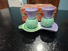 Collectables vintage Salt And Pepper Shakers - Campsie Wear - Scotland - 1980s