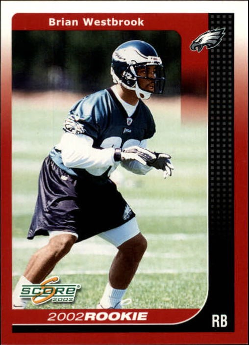 2002 Score #292 Brian Westbrook RC - FB