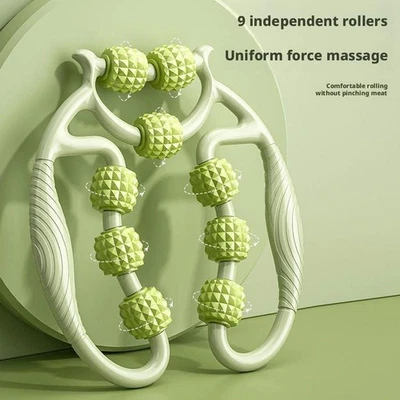 9-Wheel Fascia Muscle Roller,Cellulite Roller,Massage For Relieve Roller F3L2 - Image 1 of 4