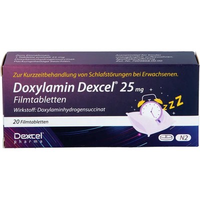 DOXYLAMIN Dexcel 25 mg Filmtabletten 20 St. PZN 18884436