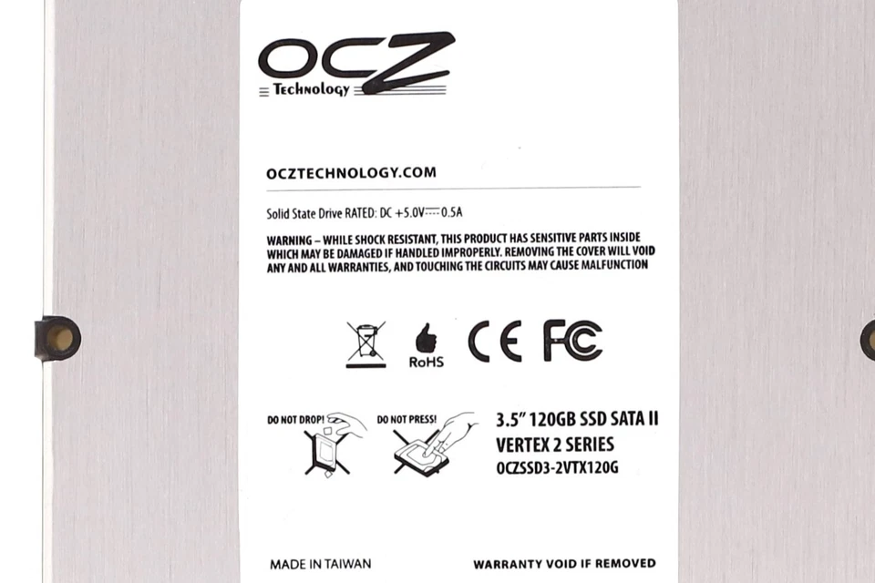 OCZ Vertex 2 Series 120GB 3.5" SATAII Solid State Drive P/N: OCZSSD3-2VTX120G - Image 3 of 3