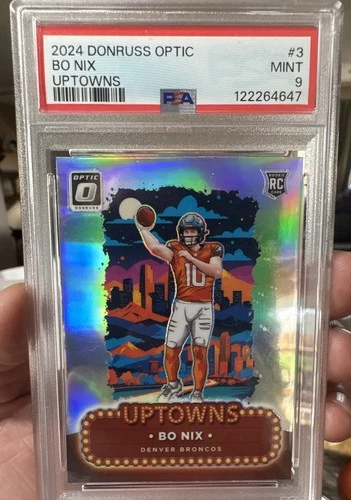 2024 Panini Donruss Optic - Uptowns Bo Nix #3 (RC)