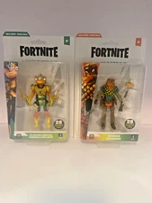Fortnite 2 FIGURES Solo Mode Mancake #165 and Atlantean Fishstick #162 