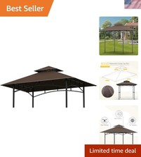 Tettoia di ricambio per gazebo a doppio livello 5'x8' - resistente all'acqua e protetto dai raggi UV