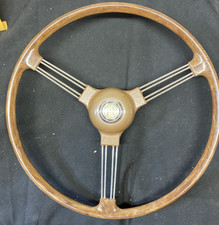 Vtg 1945-1955 Mg Td Roadster Tf Banjo Steering Wheel 12-spoke Compression Shaft