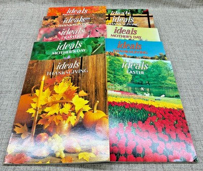 Ten IDEALS Magazine Easter Mothers Day Thanksgiving Christmas 1983 to 1998
