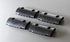 LEGO Technic: 4x Panel Curved 7 x 3, schwarz