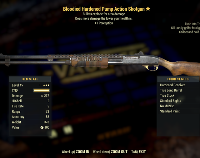 Fallout 4 pump action shotgun mod 1