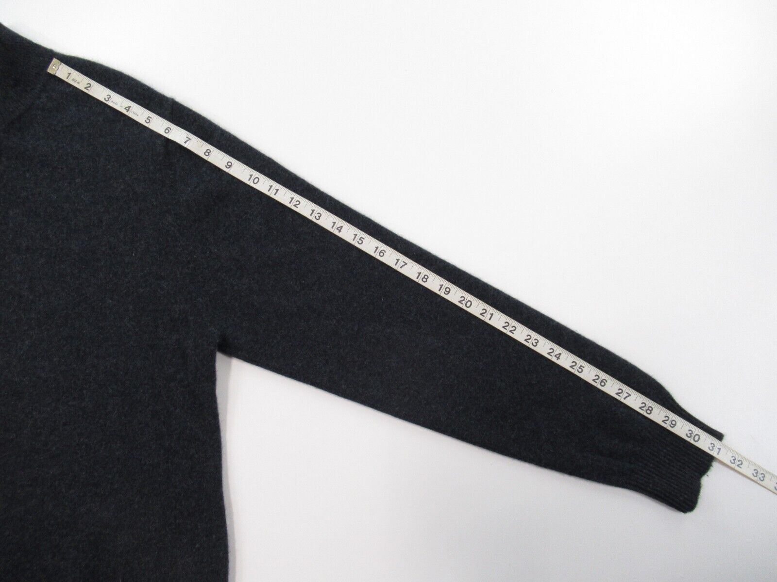 Hammacher Schlemmer Men's 100% Cashmere Full Zip Cardigan Sweater Size ...