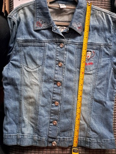 Danbury Mint Betty Boop Exclusive Denim Jacket 2008 Retired Ladies Large (12) - Bild 16 von 19