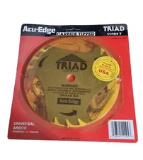 Acu-Edge TRIAD 11-104 T Carbide Tipped Universal Arbor Diamond 5/8” Round NOS