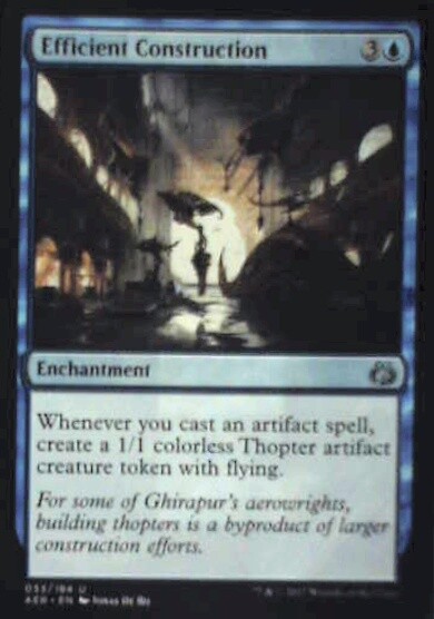 Efficient Construction - Aether Revolt: #33, Magic: The Gathering Nm R121