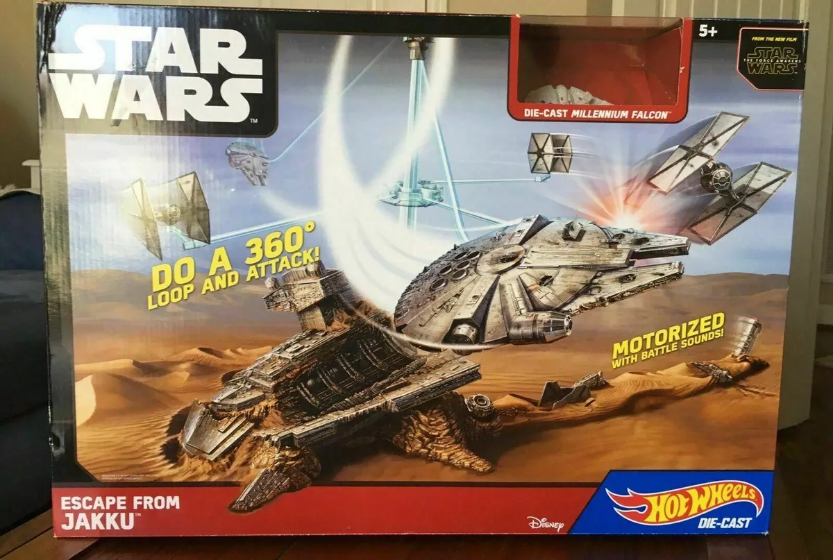 Star Wars Escape From Jakku Hot Wheels Die Cast Play Set