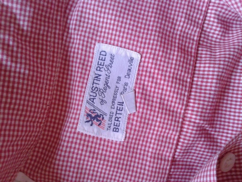uomo tg L vintage Austin Reed ottimo stato cotone camicia - Imagen 4 de 4
