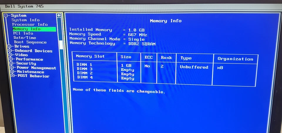 Vintage Gaming Dell OptiPlex 745 Computer Intel Pentium Dual 1.6GHz 1GB No HDD - Image 3 of 4