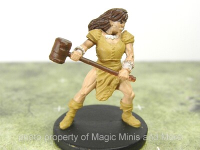 Monster Menagerie II ~ HALF-ORC BARBARIAN #19 Icons of the Realms 2 D&D mini