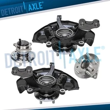Front Steering Knuckles Rear Wheel Hub and Bearings for 2005-2011 Toyota Avalon