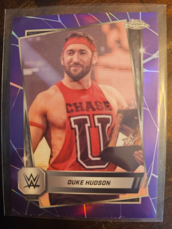 2025 Topps Chrome Duke Hudson Purple #112