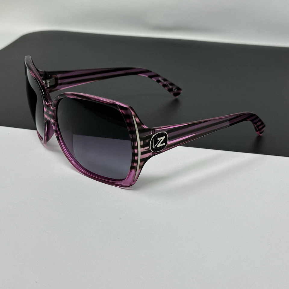 Gafas de sol Von Zipper púrpura Trudie marcos arañazos en lentes Foto 3 de 4