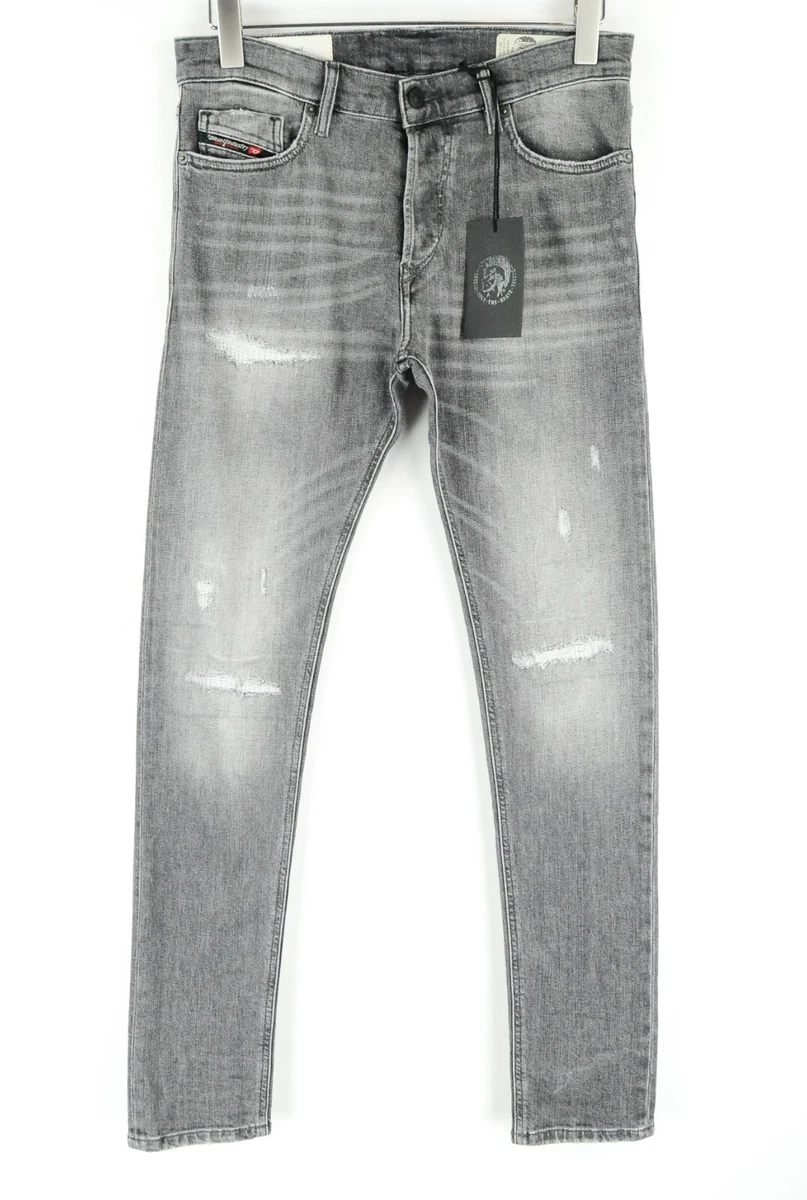 DIESEL Tepphar X Men Jeans 0890F W29 L32 Distressed Grey Stretch