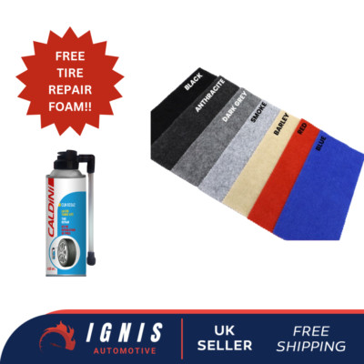 4 Way Stretch Carpet Lining for Campervan Van Conversion w/out Adhesive w Gift